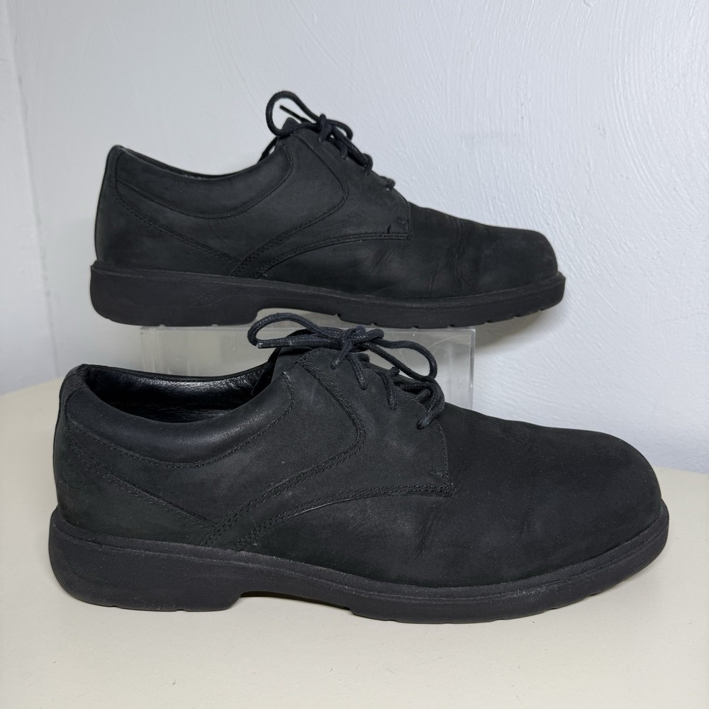 Florsheim Comfortech Nubuck Leather Mens Sz 9 W Casual Lace Up Shoes Waterproof
